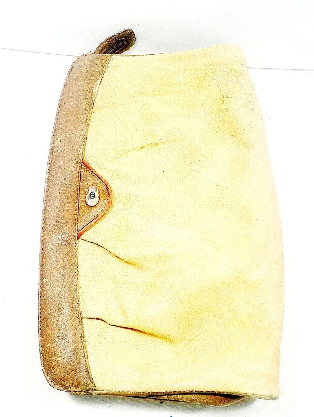 Gucci Canvas Leather Clutch Bag - Picture 7 of 9